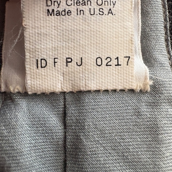 Vintage Woolrich Gray Plaid Wool Pants 38x30 USA Made w/ Original Suspenders - Picture 5 of 9